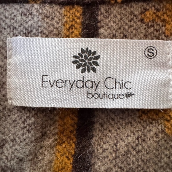 Bozeman Womens Small Native Aztec Wheat Fields Boho Knit Shirt Jacket Coat EUC - Picture 4 of 5